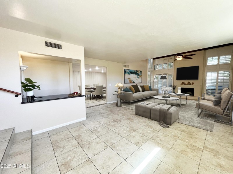 Virtual Staging - Family/Great Rm