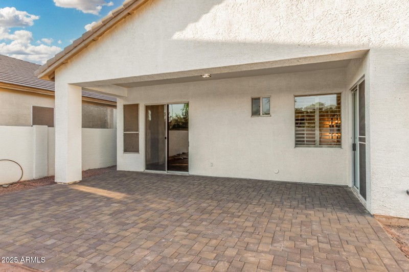 Pavered Covered Patio