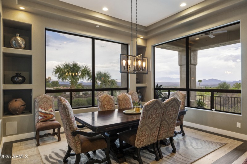 Soak up the view at meal time