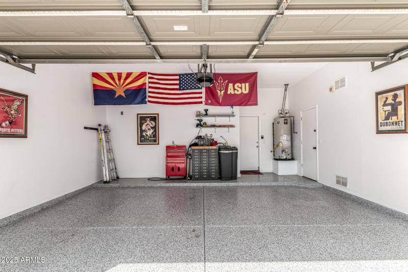 Main 2-Car Garage w/ Epoxy