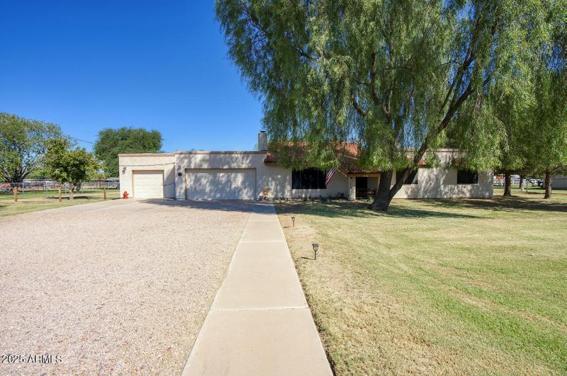 front of the home
