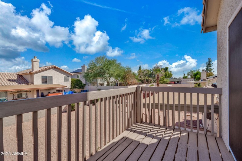 Balcony off Primary Room