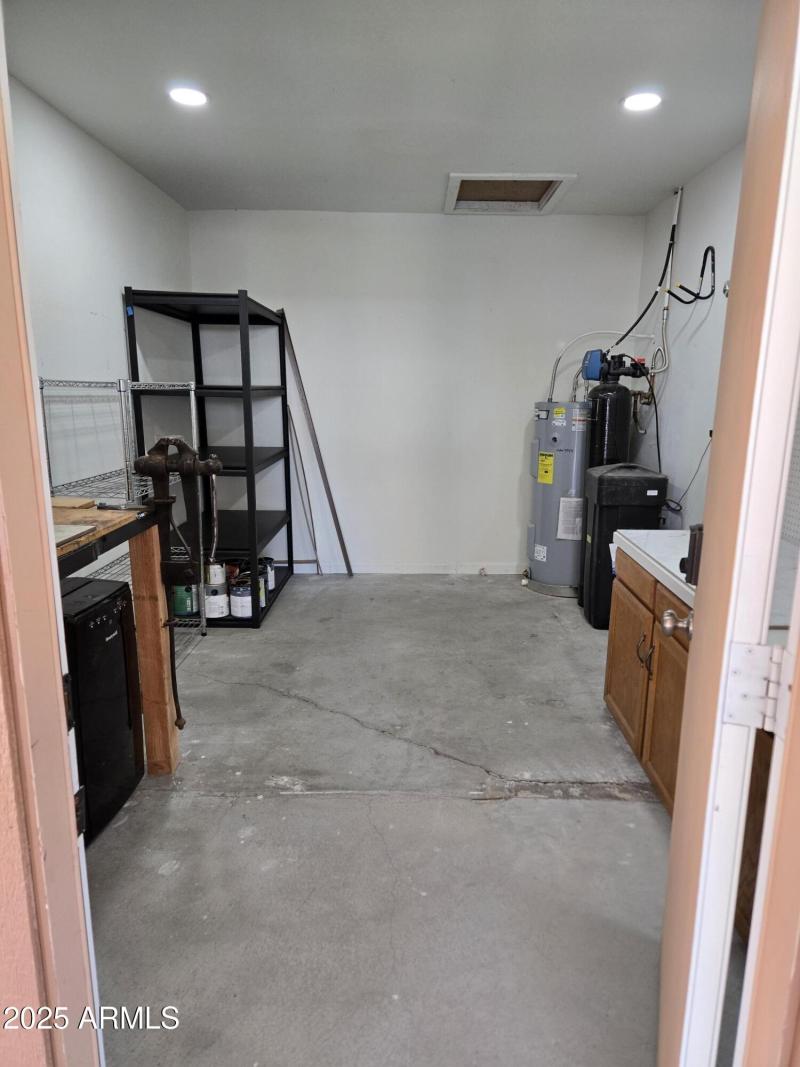 Storage Workshop Showing Soft Water Syst