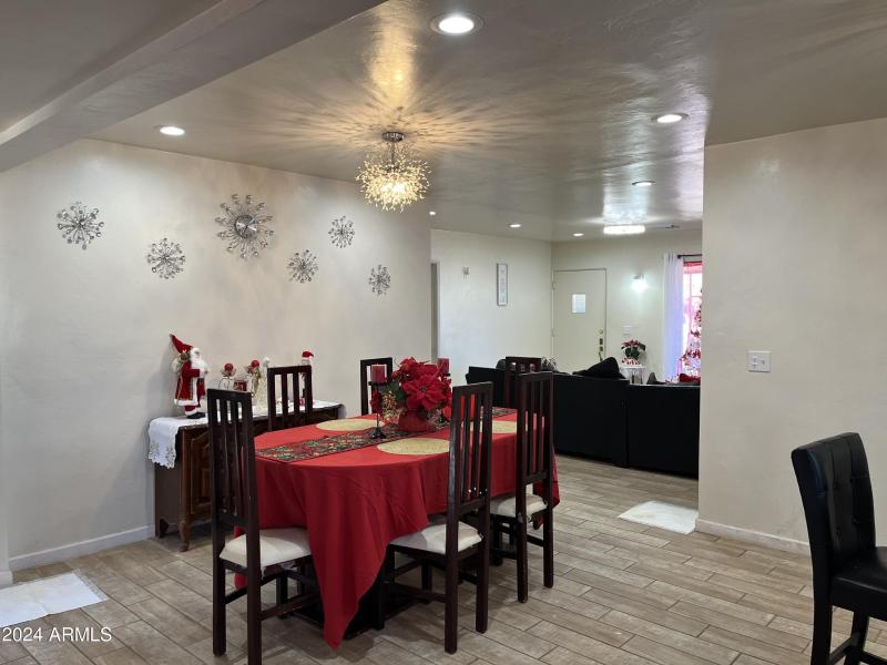 Kitchen Dining to Living Room