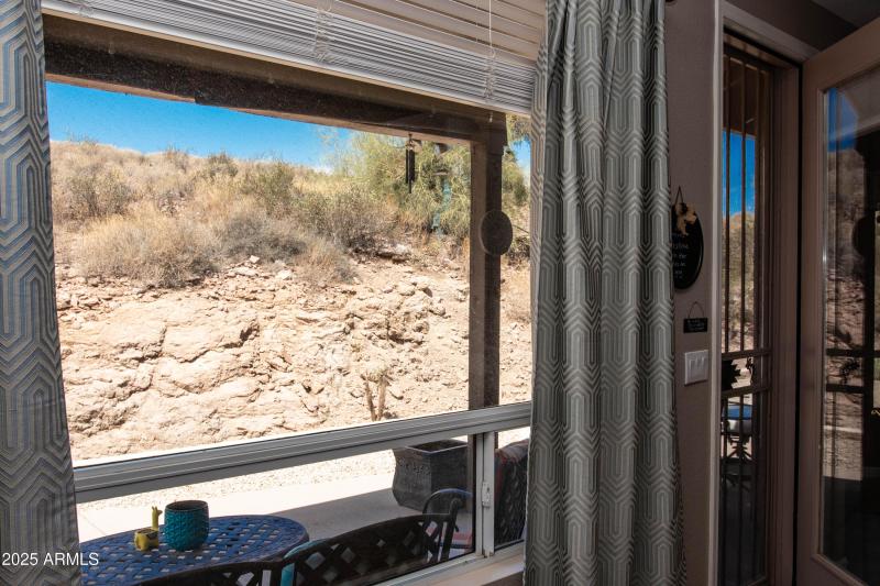 DESERT VIEW FROM LIVING ROOM