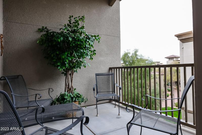 Balcony Patio above Community