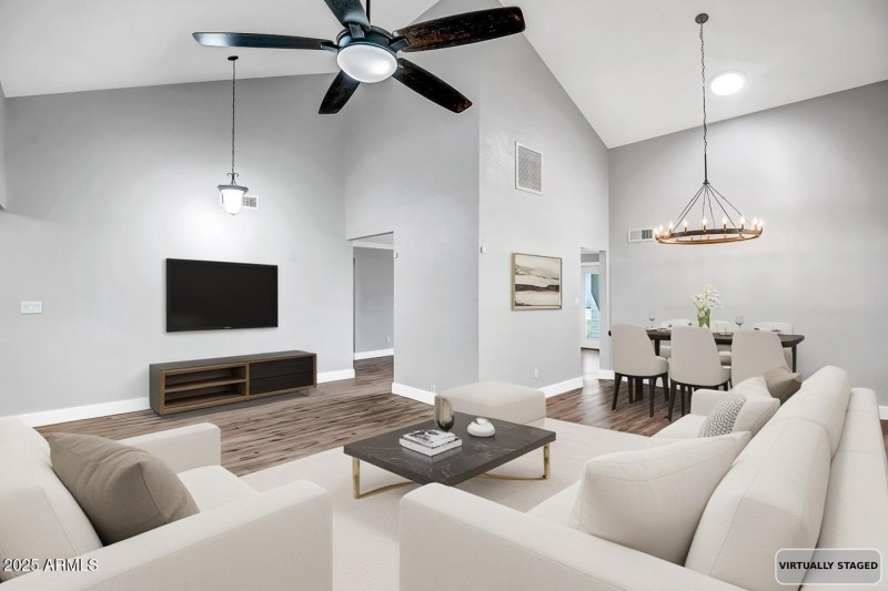 FORMAL LIVING AND DINING ROOM