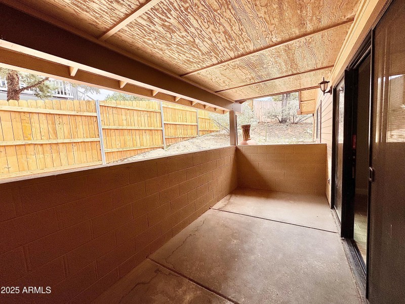 Covered Patio view 2