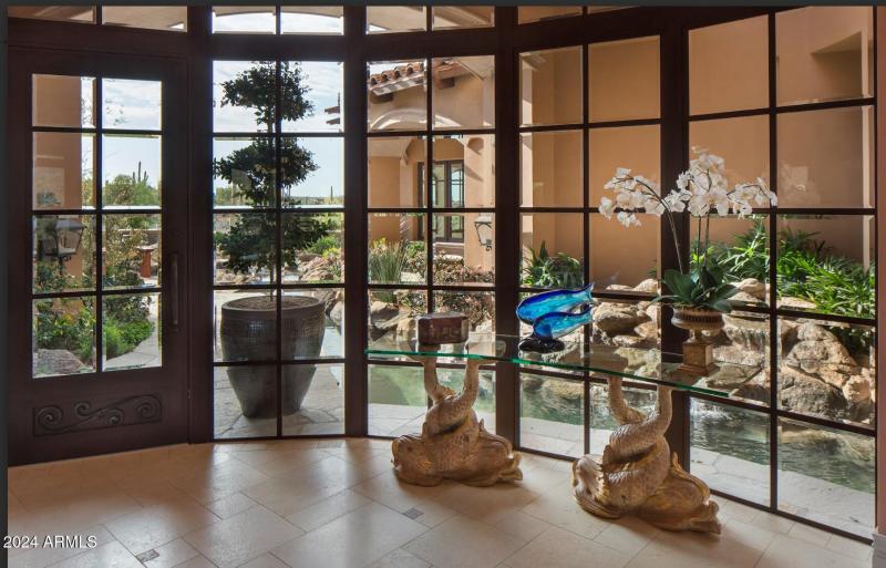 Living Room overlooking Entry Foyer