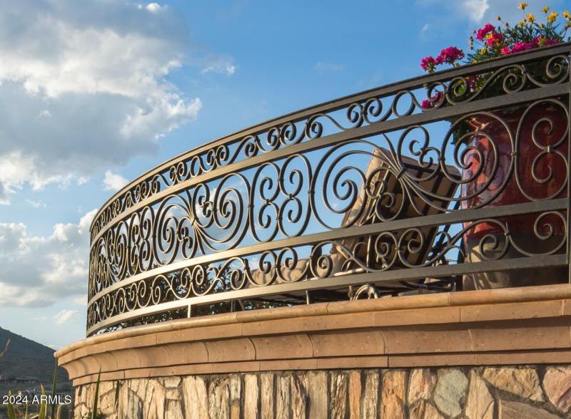Veranda Wrought Iron Detail