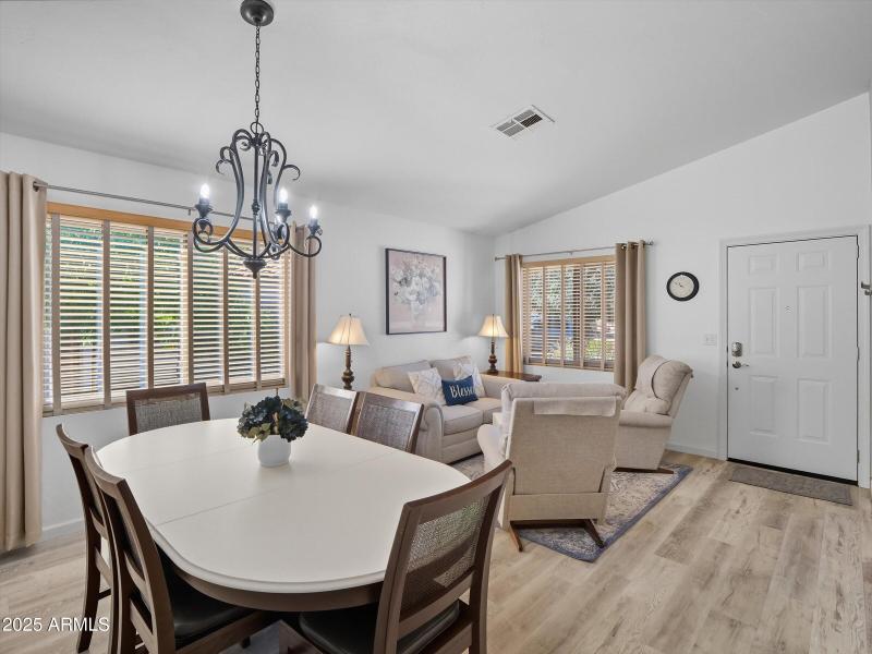 Living:Dinning from kitchen