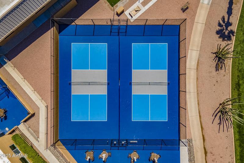 FOS Aerial View of Pickleball Courts