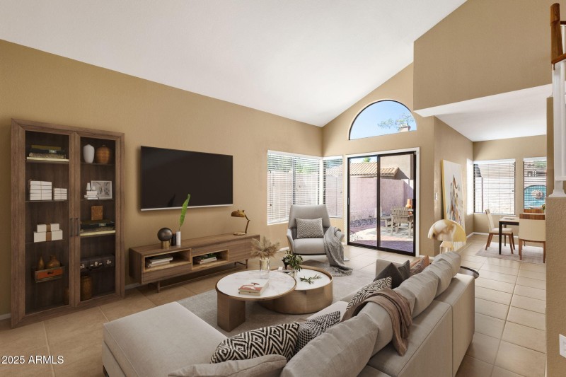 Formal living furnished