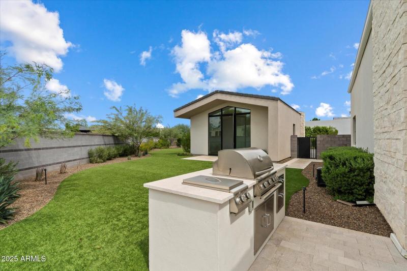 Guest house and BBQ grill