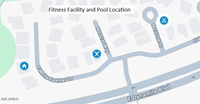 Fitness Facility and Pool Location