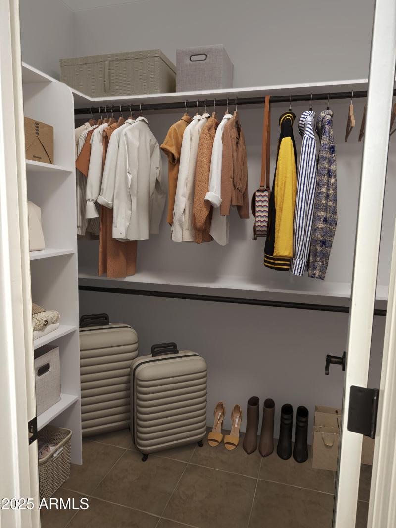 Casita Closet Virtually Staged
