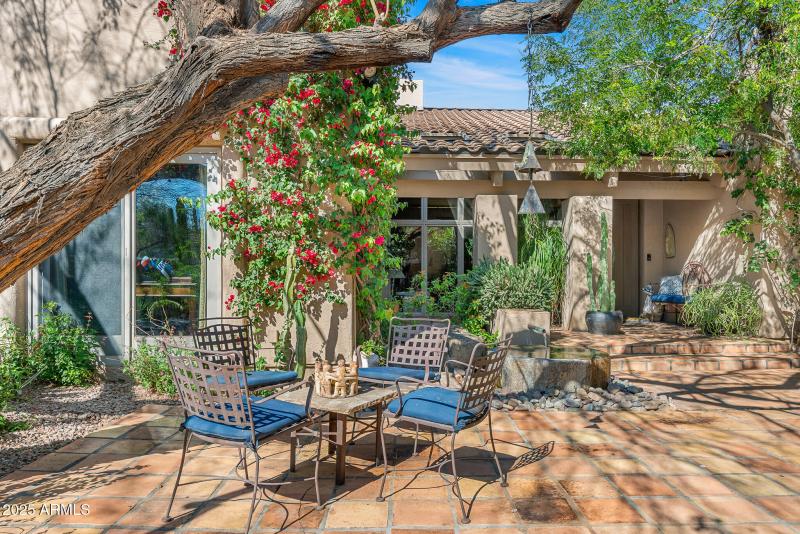 front courtyard