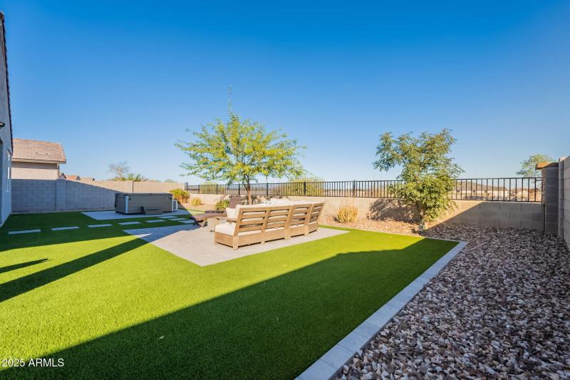 Backyard with No Neighbors behind