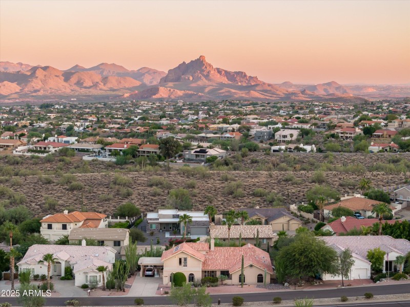 Aerial with Redrock