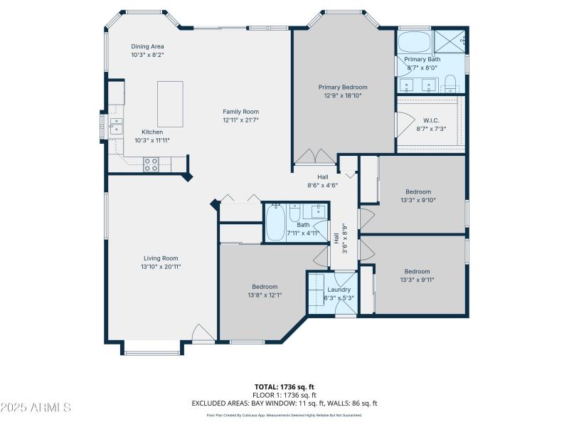 2D Floor Plan for 9959 West Mohawk Lane