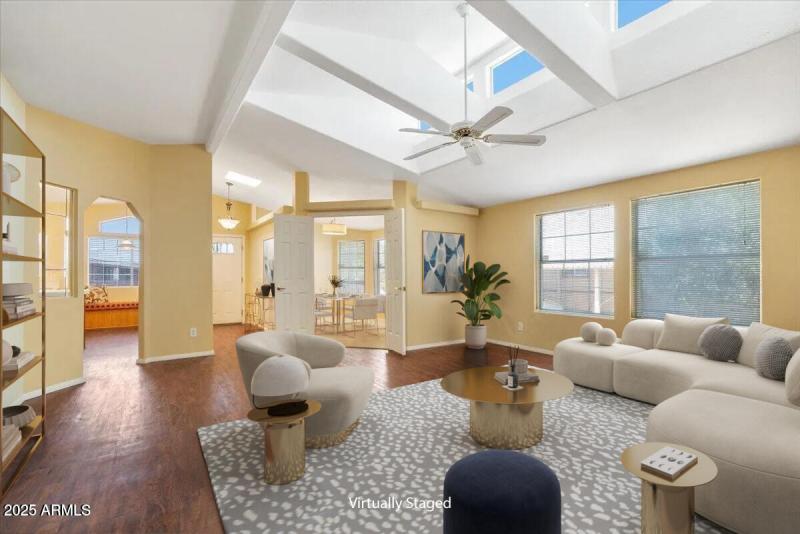 Your beautifully staged living room.