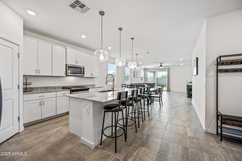 Large kitchen island