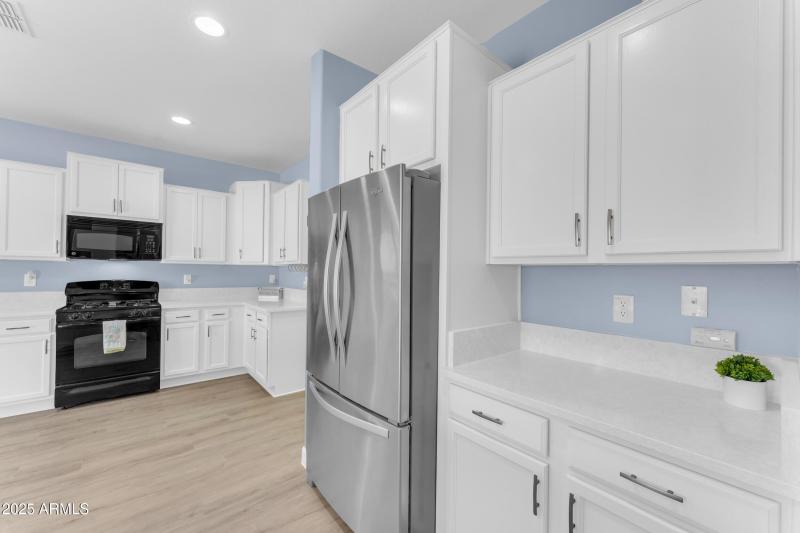 Freshly Painted Cabinets