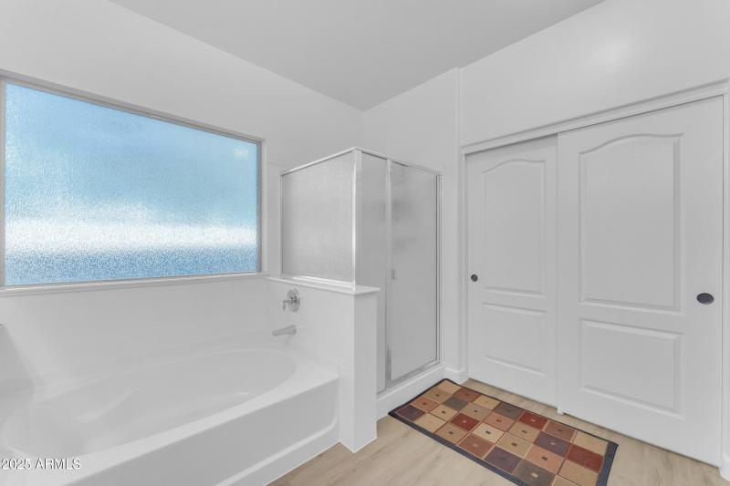 Separate Tub and Shower