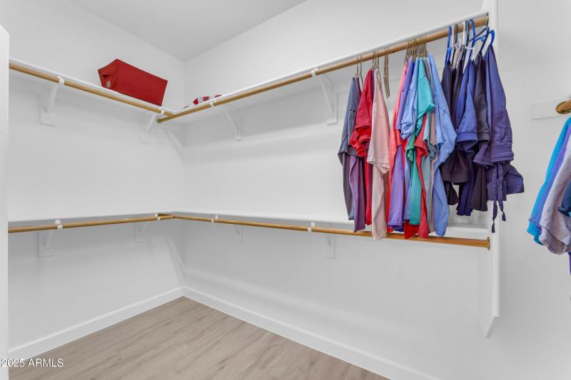 Large Primary Walk-in closet