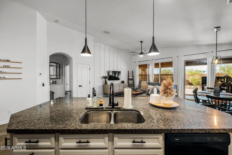 view into Livingroom from kitchen