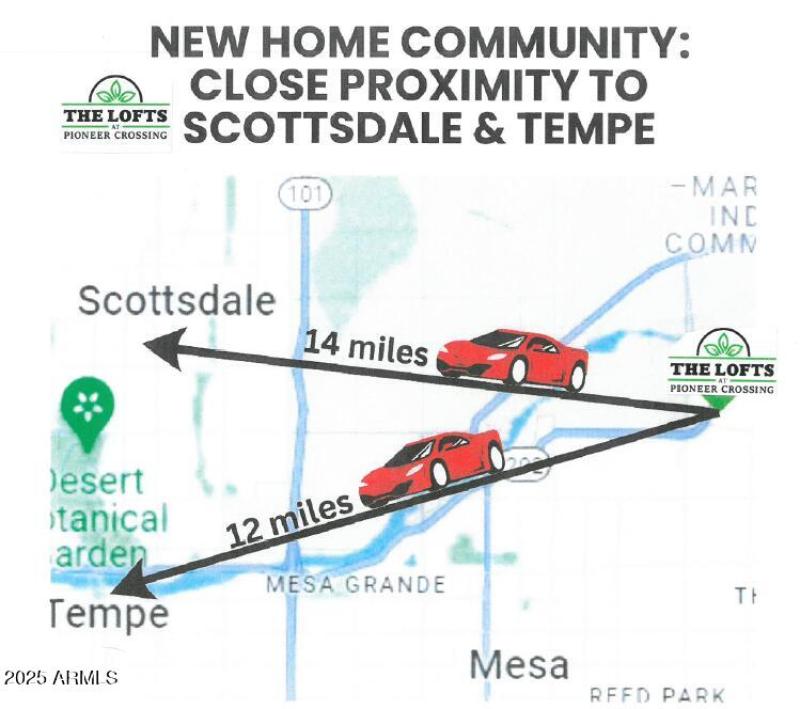 image towards scottsdale