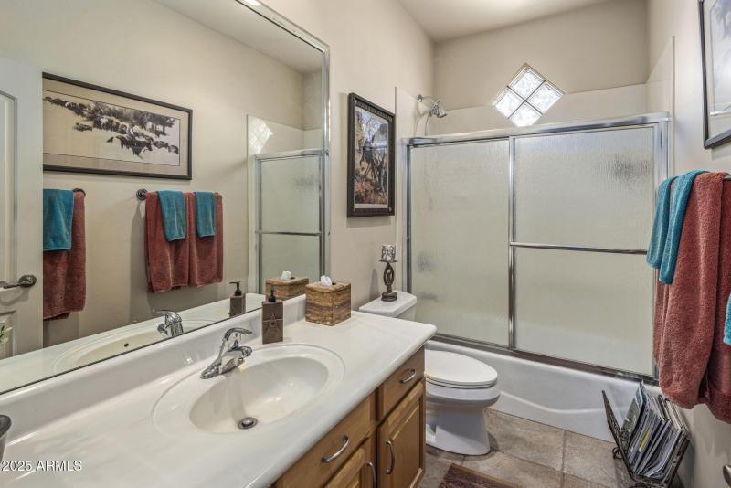 Hallway bath off bedroom 2 and 3