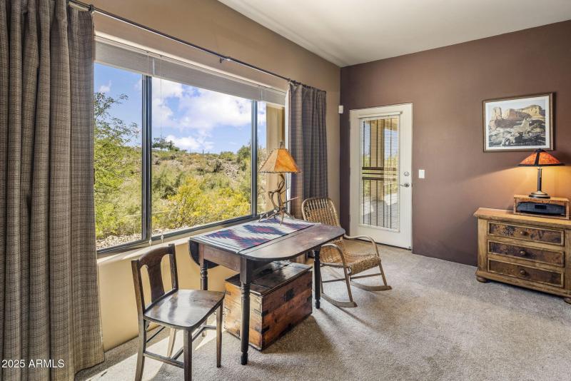 View from primary seating area