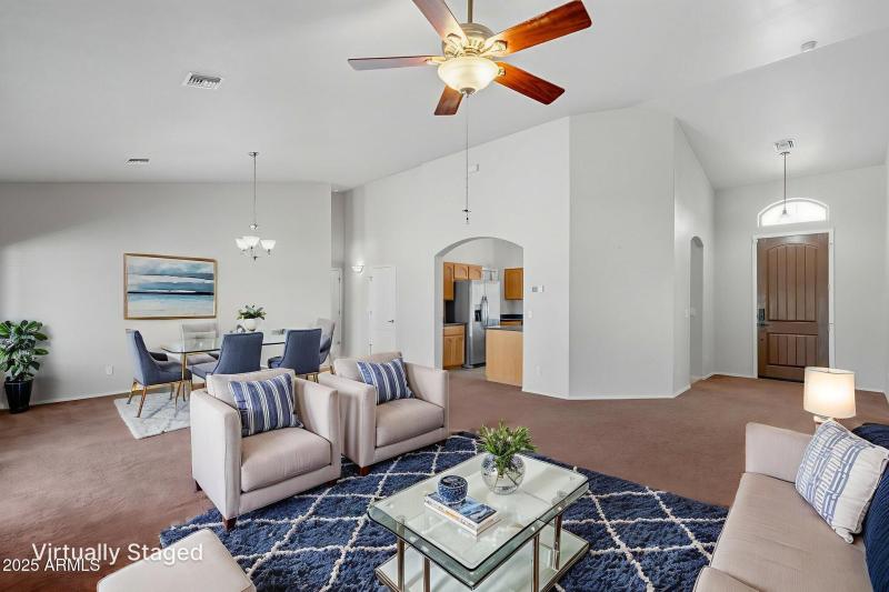 Virtually Staged Great Room