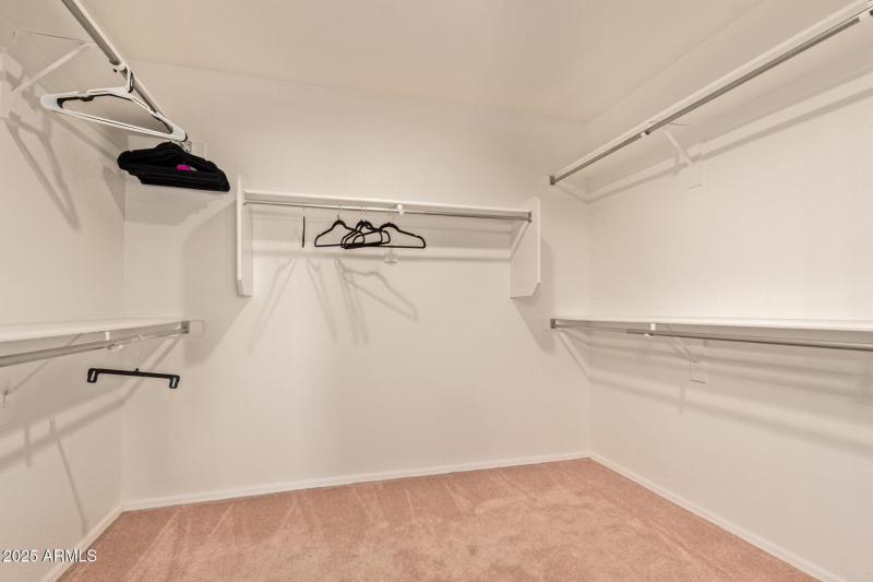 Primary Walk in Closet