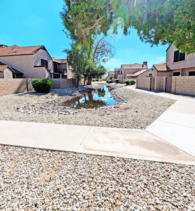 common area wash behind home