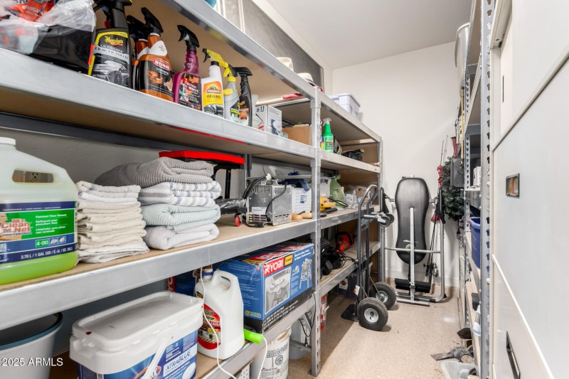 Garage extra storage space