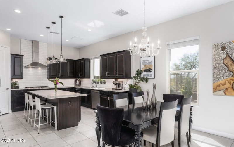 Kitchen and Dining Area