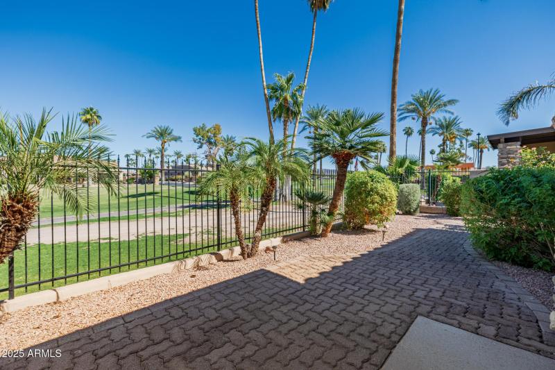 Extended patios with views