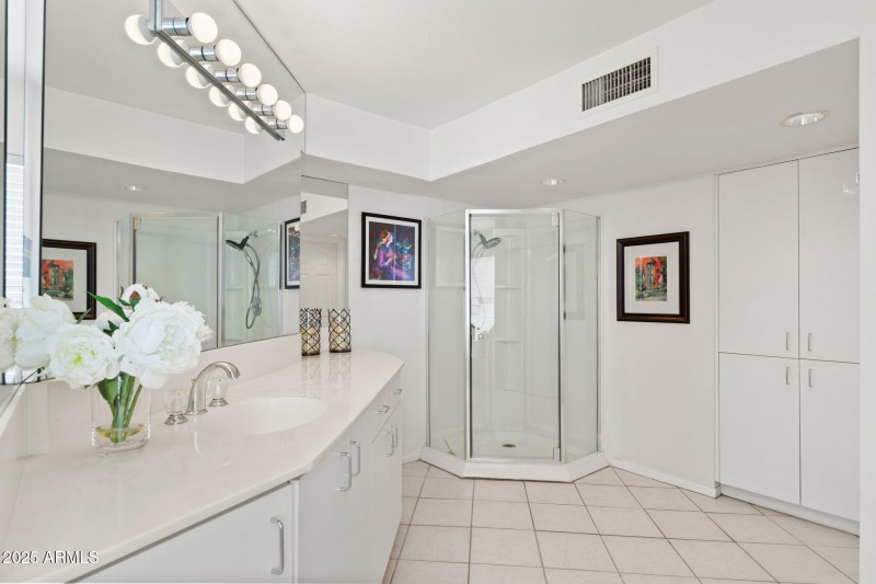 Linen Closet and Walk-In Closet