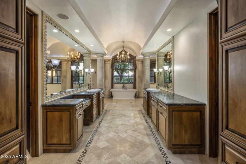 Spa-Inspired Bath with Elegant Touches