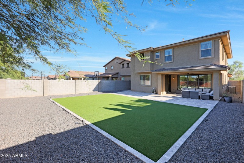 View towards the patio