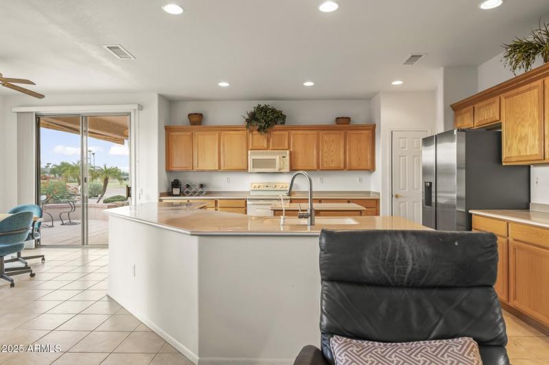 Spacious Kitchen with Island