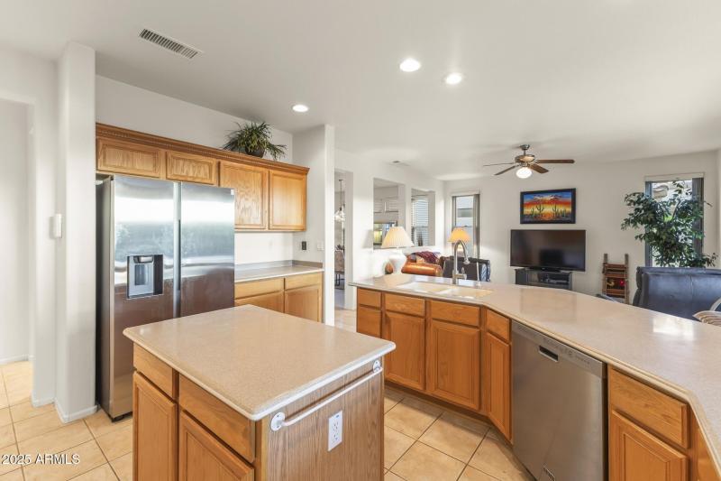 Open Kitchen to Family Room