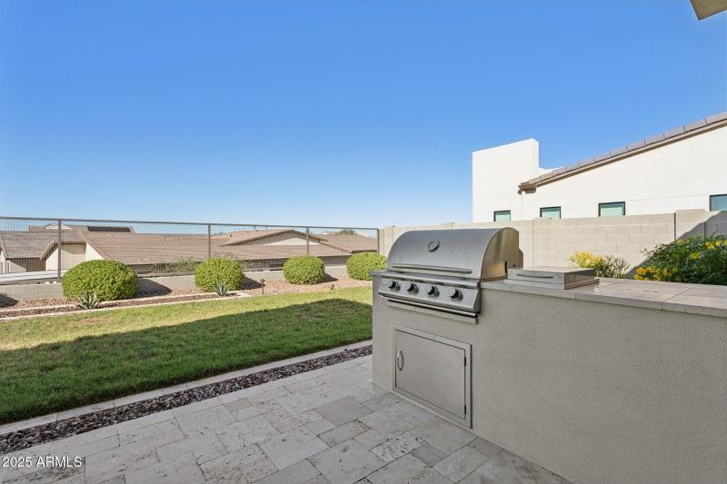 BBQ area looking out