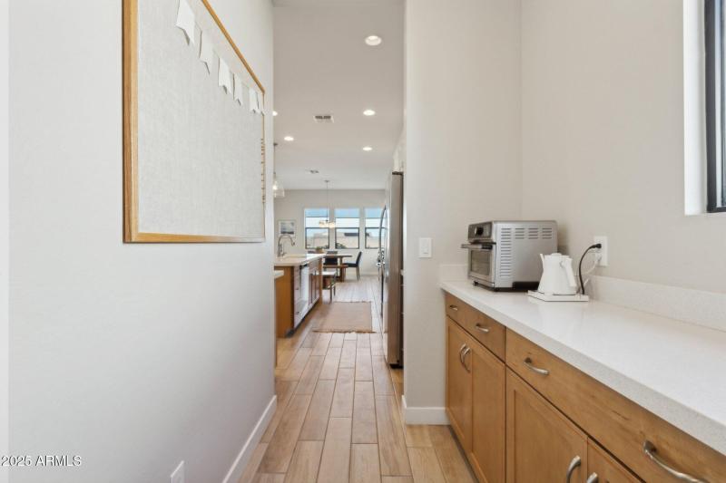 View from the 'butler's pantry' area