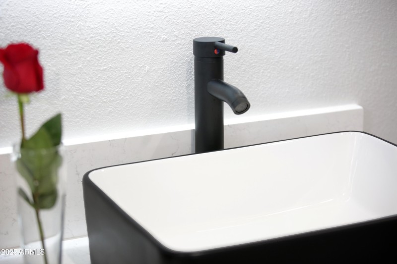 Master bathroom two sinks