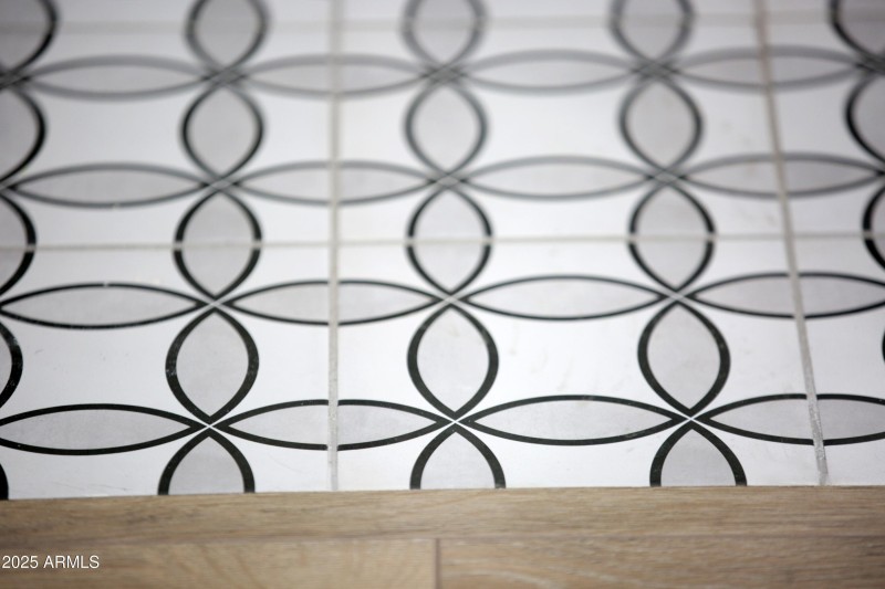 Master bathroom tile floor