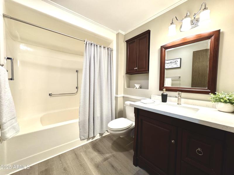 Guest Bathroom with Private Heater