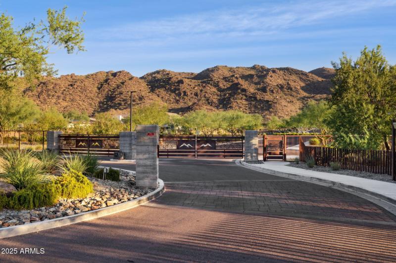 Gated entry to Avance